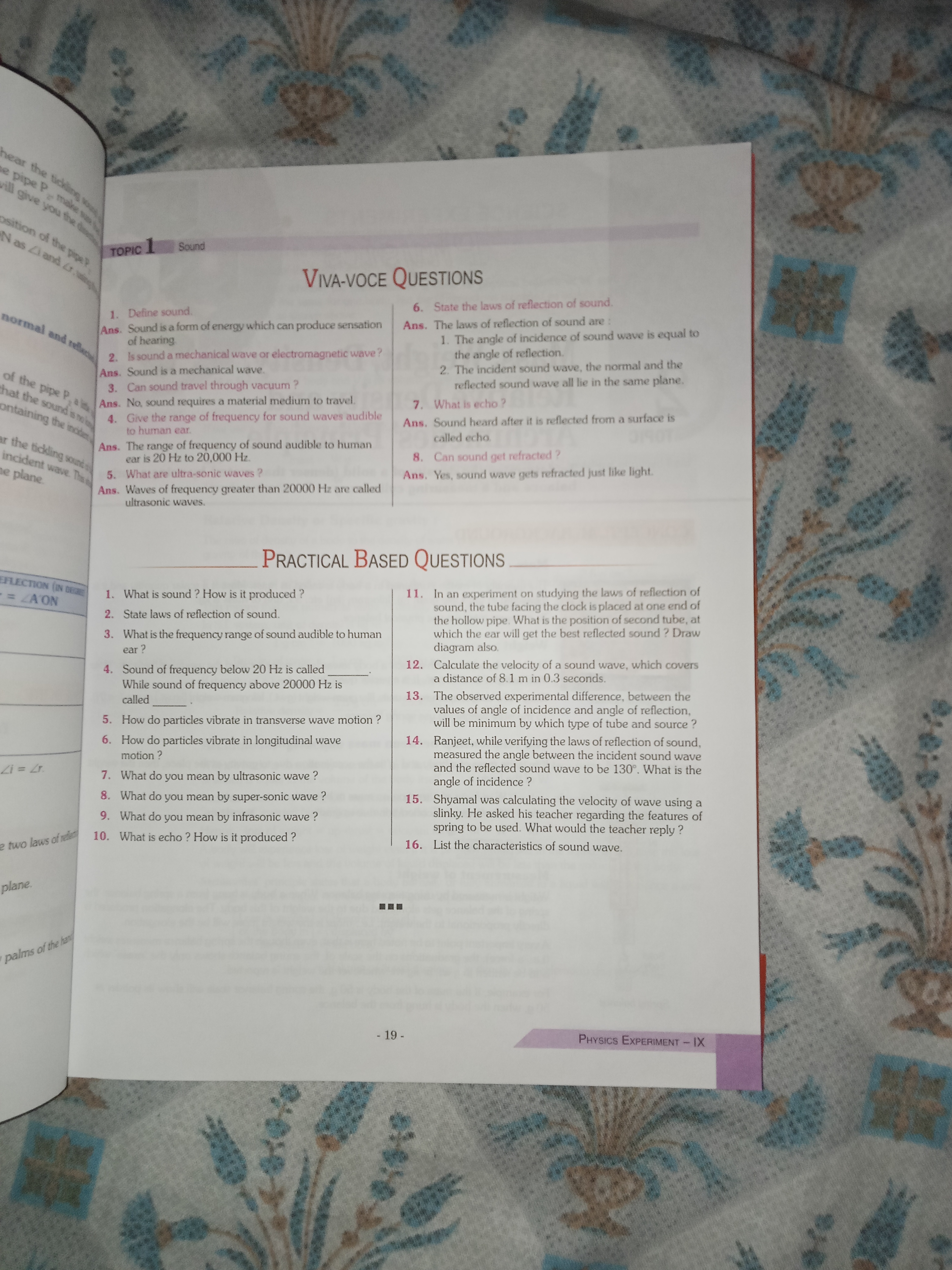 Science lab manual