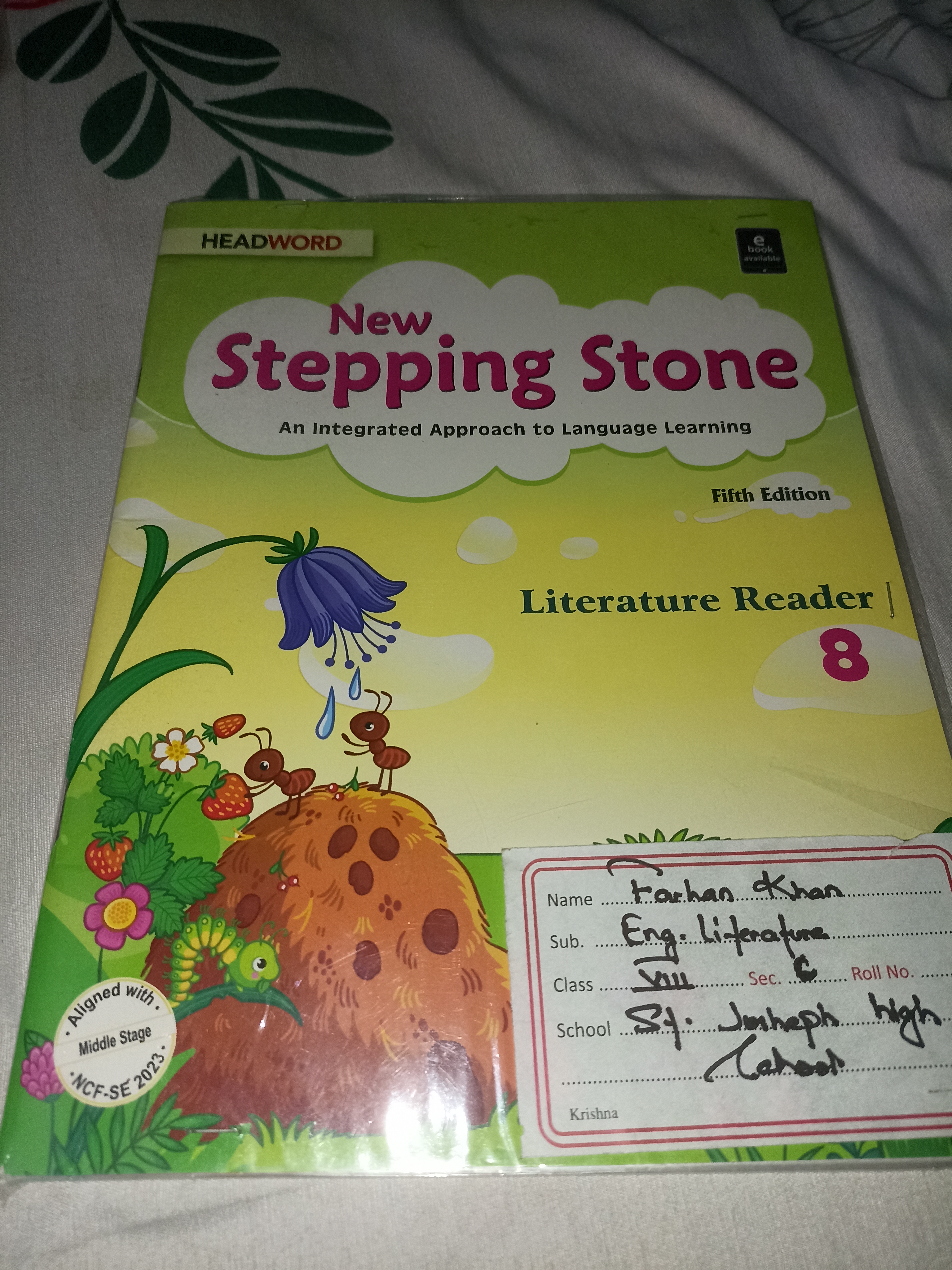 Headword new stepping stone class 8th