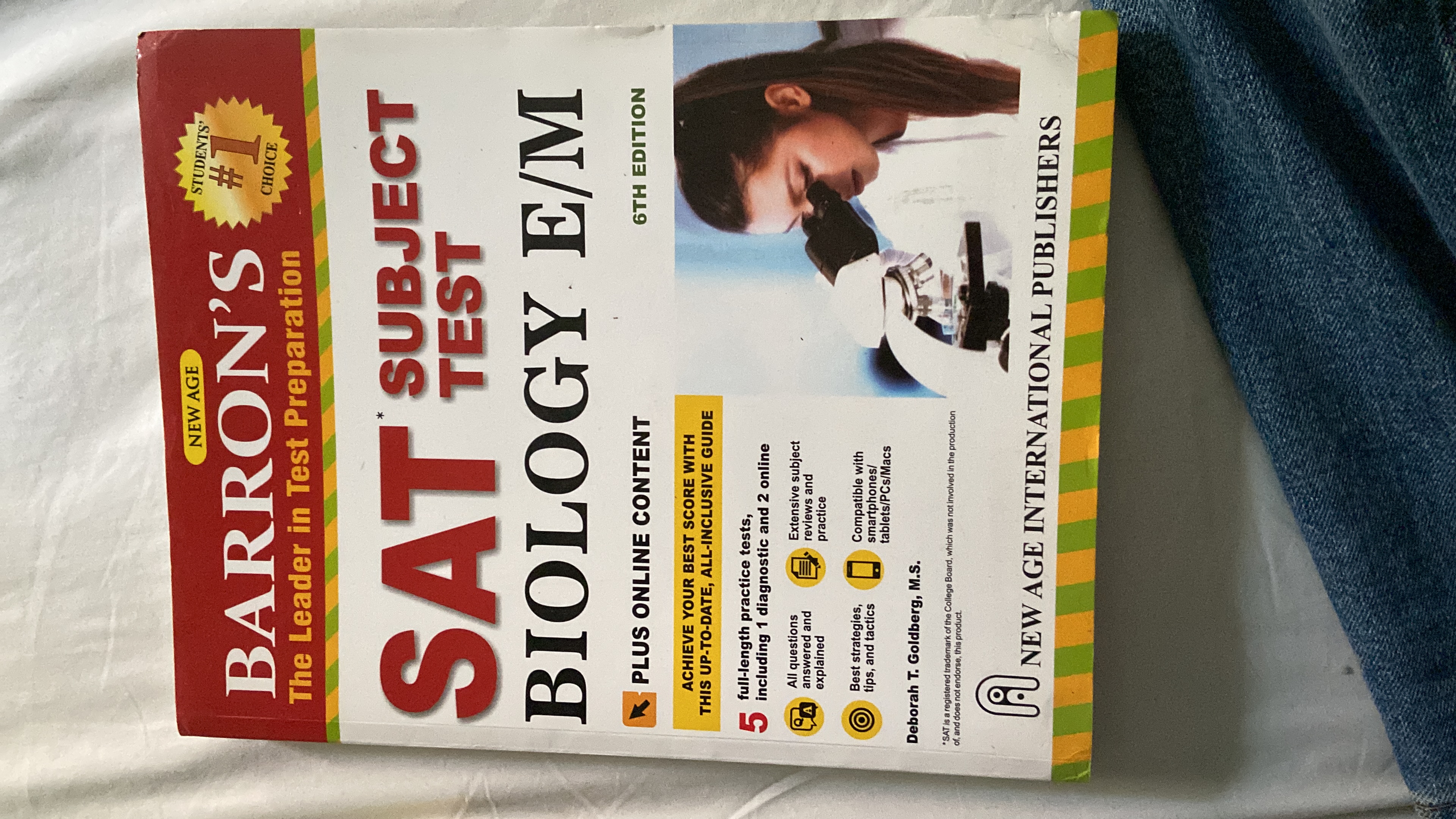 SAT subject test biology E/M