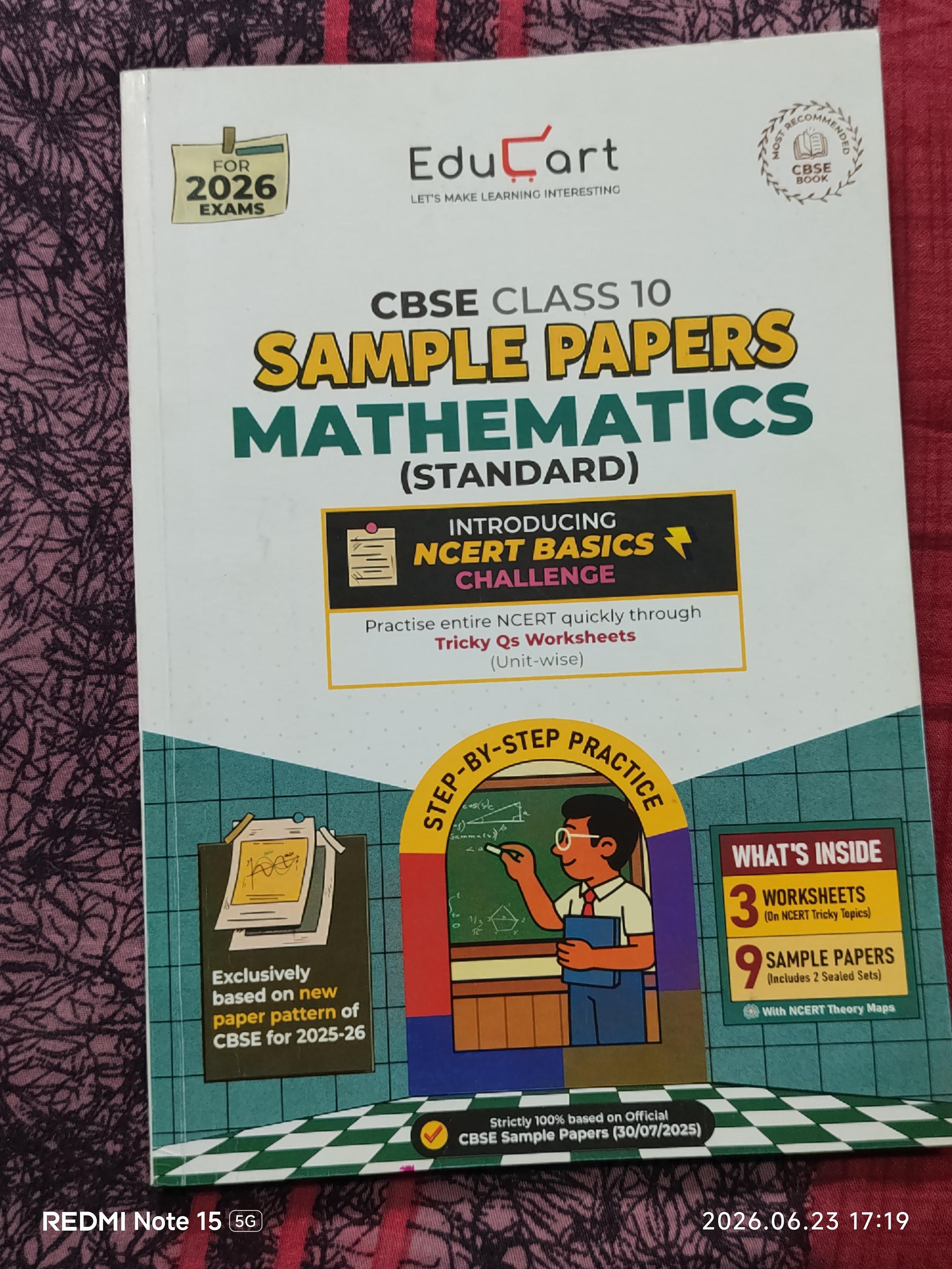 Educart sample paper maths standard class 10