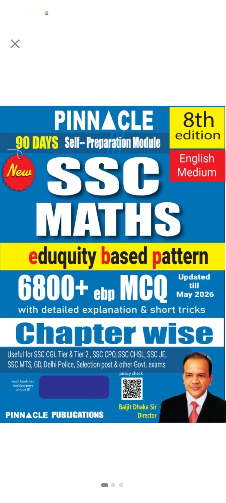 Pinnacle SSC maths English