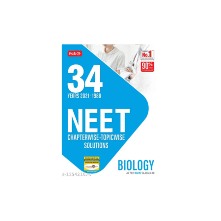 Used MTG 34 Years Biology NEET Chapterwise Topicwise Solutions Medical Entrance Examination by MTG Publication
