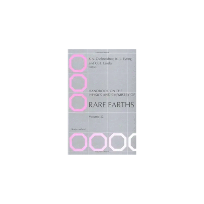 UsedHandbook on the Physics and Chemistry of Rare Earths: Volume 32 (Handbook on the Physics & Chemistry of Rare Earths) Hardcover – 10 January 2002 by G.H. Lander (Editor), K.A. Gschneidner (Editor), L. Eyring (Editor)