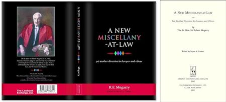 A New Miscellany-at-Law (English, Hardcover, Megarry Robert)