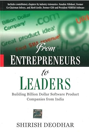 From Entrepreneurs to Leaders (English, Paperback, Deodhar Shirish)
