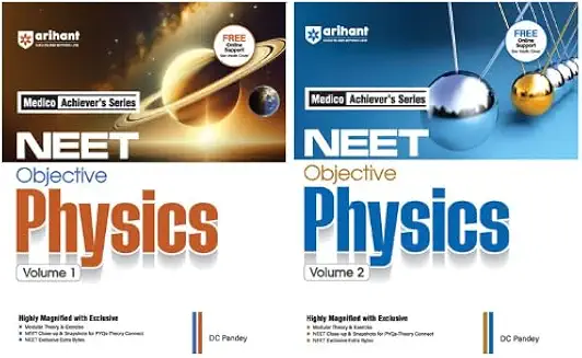 Arihant – NEET Objective Physics – Volume – 1 + Volume – 2 By DC Pandey ...