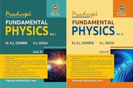 Pradeep Publications Pradeep's Fundamental Physics For Class 11 (Vol. 1 & 2) - Examination 2022/23