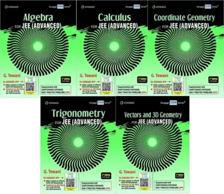 Cengage Algebra, Calculus, Coordinate Geometry, Trigonometry, Vectors And 3D Geometry For JEE (Advanced) (Mathematics 5 Books Set) (Paperback, G. Tewani)