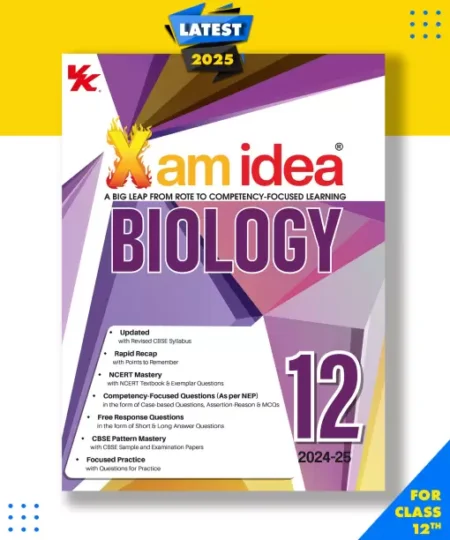 Xam idea Biology Class 12 Book| CBSE Board| Chapterwise Question Bank| Based on Revised CBSE Syllabus| NCERT Questions Included|Paperback, Editorial Board|New Latest Edition For 2025-2026 (Paperback, Editorial Board)