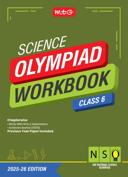 Class 6 National Science Olympiad (NSO) Workbook for 2025-26 Exam with MCQs and Achievers Section