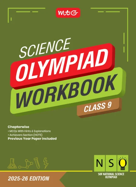 Class 9 National Science Olympiad (NSO) Workbook for 2025-26 Exam with MCQs and Achievers Section