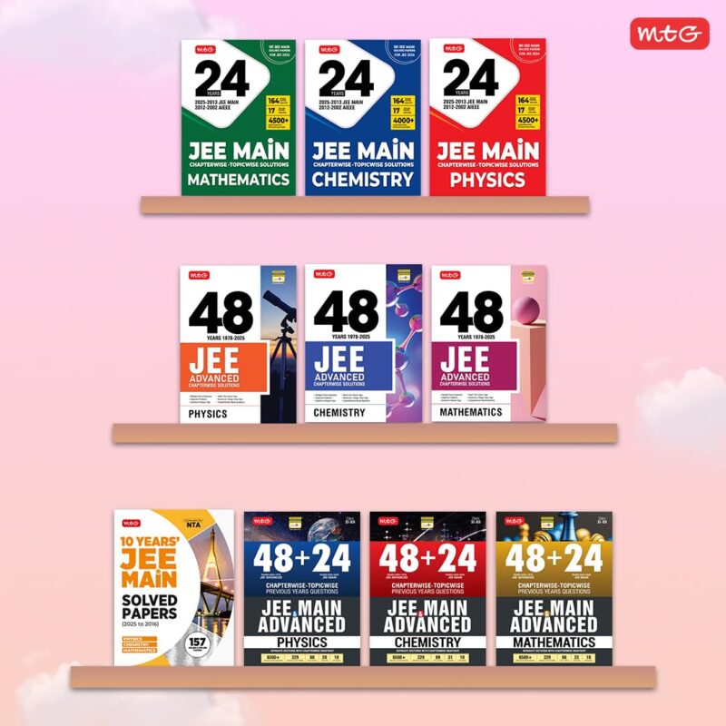 MTG 24 Years JEE MAIN (2025-2002) Chapterwise Topicwise Previous Years Solved Papers Physics, Chemistry & Mathematics PYQ Book For 2026 Exam | 181 JEE Main ONLINE & OFFLINE Papers (Set of 3) - Image 5