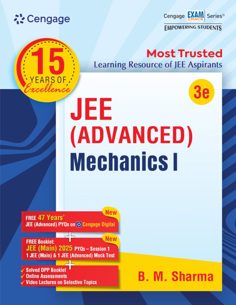 Cengage JEE Advanced Mechanics I with FREE 47 YEARS JEE ADVANCED PYQ’s, Videos & Online assessments