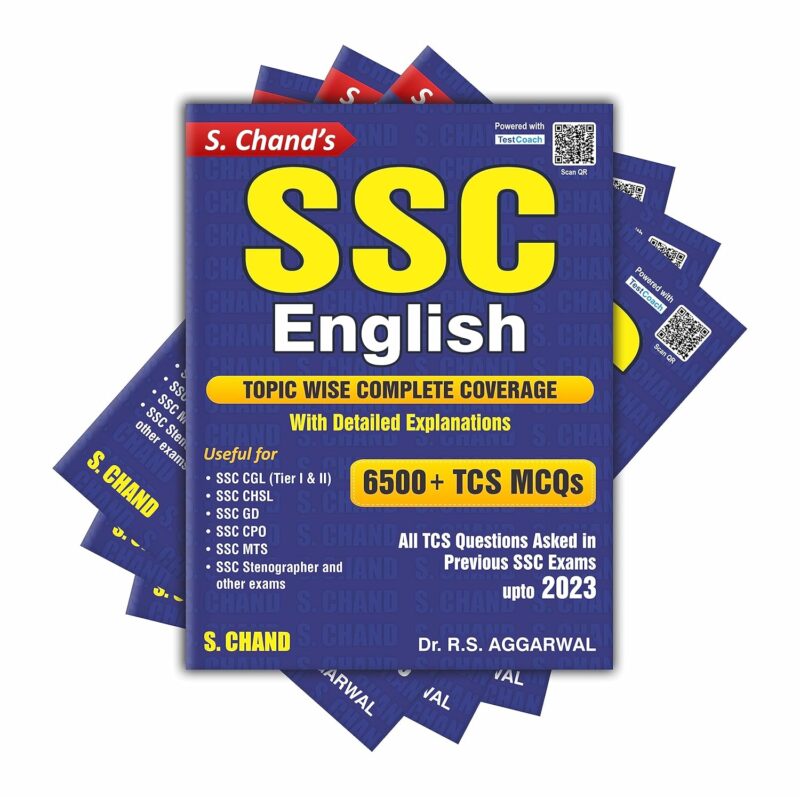 S.Chand's Combo (Set of 3 Books) SSC 6500+ TCS MCQs | Mathematics (Maths) | English | Reasoning - For SSC GD Constable, CHSL, CGL, CPO, MTS, Stenographer Competitive Exam Preparation 2024 | Previous Year Question PYQ | ssc combo book 2023-24 - English Medium - Image 4