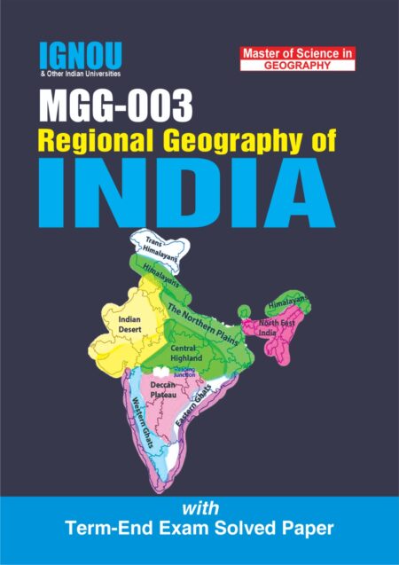 IGNOU MGG-003 Regional geography of INDIA