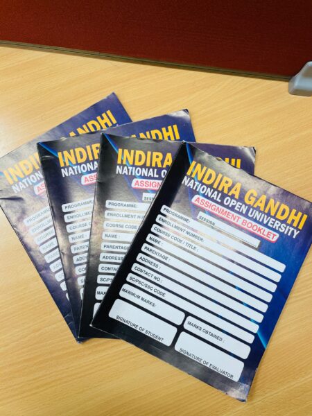 IGNOU Assignment File Combo For 4 files