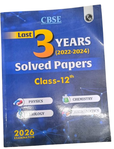 PW CBSE Class 12 Last 3 Years (2022 - 2024) Solved Papers For 2026 Board Exams | Covering Physics, Chemistry, Biology and Mathematics PYQs with Detailed Solutions, NCERT References [Paperback] PW