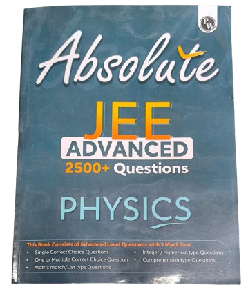 PW Absolute JEE Advanced Physics 2500+ Questions For 2025 Exam with Formula Sheet Latest Solved Paper and 3 Mock Tests [Paperback] PW