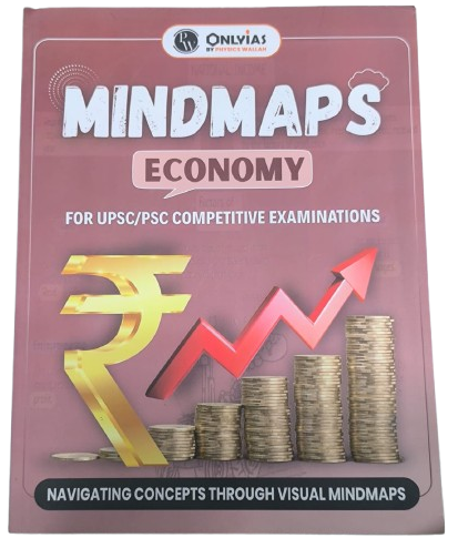 PW UPSC Mindmaps Economy For UPSC/PSC Competitive Examinations | Navigating Concepts Through Visual Mindmaps PW