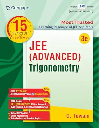 Cengage JEE Advanced Trigonometry with Free Online Assessments & Digital Content
