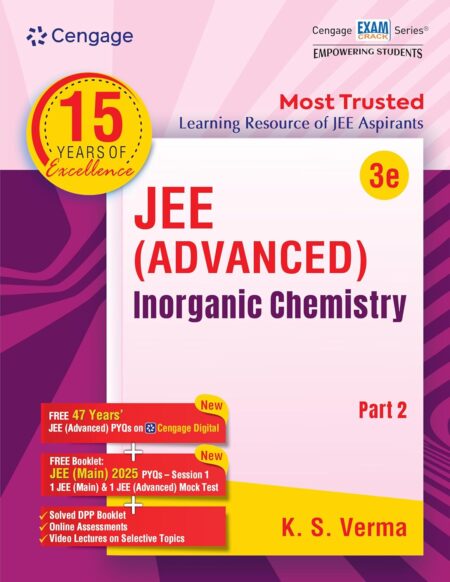 Cengage JEE Advanced Inorganic Chemistry: Part 2 with Free Online Assessments & Digital Content