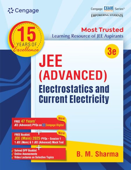 Cengage JEE Advanced Electrostatics and Current Electricity with Free Online Assessments & Digital Content