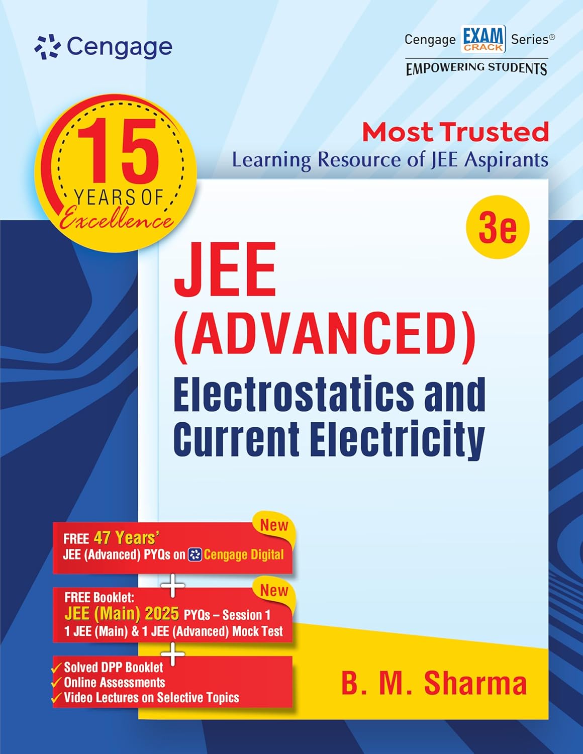 Cengage JEE Advanced Electrostatics and Current Electricity with Free Online Assessments & Digital Content