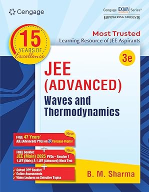 Cengage JEE Advanced Waves and Thermodynamics with Free Online Assessments & Digital Content