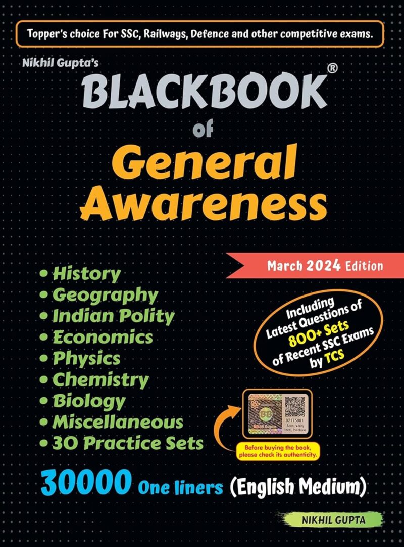 Blackbook of General Awareness (March 2024 Edition)