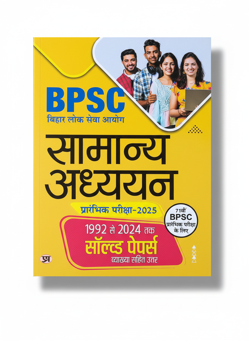 BPSC Prelims Previous Years Solved Papers (1995-2023) General Studies (BPSC Bihar Lok Seva Aayog Samanya Adhyayan Hindi Edition) Solved Papers with Explanation