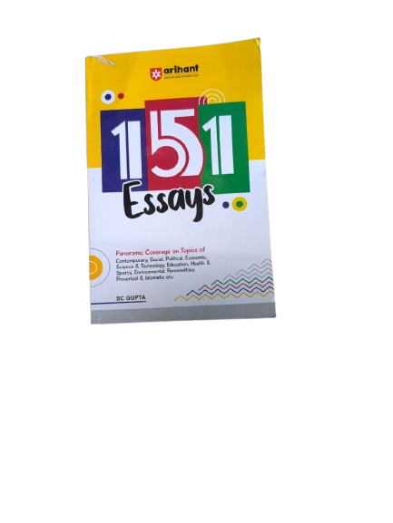 Arihant 151 Essays Almost all Current Topics | Topics are Classified in Different Categories | Use of simple and standard language | Important Quotations | latest data and facts