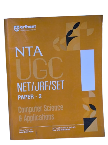 Arihant NTA UGC NET/ JRF/ SET PAPER-2 Computer Science & Applications | As per updated syllabus | 3 Model Papers with latest solved papers