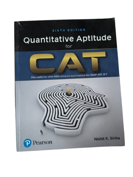 Quantitative Aptitude for CAT | Includes Solutions and Explanations of CAT 2023 Paper | Useful for MBA Entrance Examinations like SNAP, XAT, IIFT | 6th Edition | - Pearson