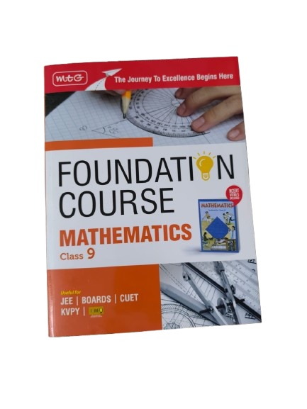 MTG Foundation Course Class 9 Mathematics Book (Edition 2025) For IIT JEE, IMO Olympiad, CUET, KVPY & Boards Exam | Based on NCERT Latest Pattern Paperback – 21 January 2025 by MTG Editorial Board (Author)