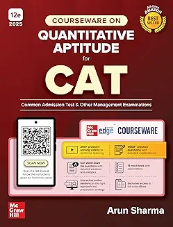 Quantitative Aptitude Courseware, 12e for CAT 2025-26 by Arun Sharma | Solved PYQs (2020-24) | 4000+ Practice Questions | 200+ Problem-solving Author ... Tests | Live Interactive Sessions with Author