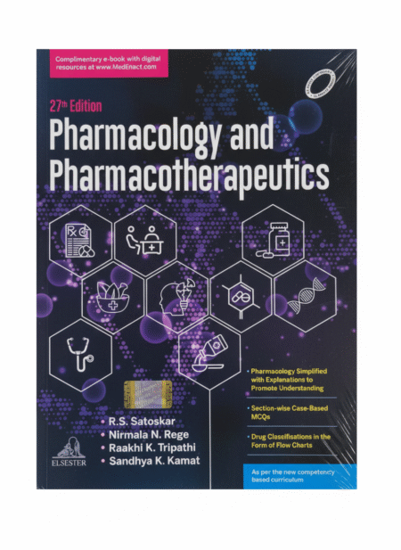 Pharmacology and Pharmacotherapeutics, 27e Paperback – 9 September 2024 by RS Satoskar (Author), SD Bhandarkar (Author), Nirmala Rege (Author), Subodh Kumar (Author)