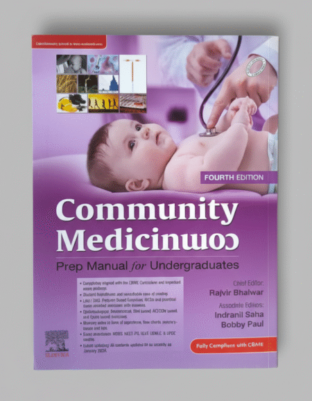 Community Medicine:Prep Manual for Undergraduates-4E Paperback – 24 April 2024 by Rajvir Bhalwar (Author), INDRANIL SAHA (Author), Bobby Paul (Author)