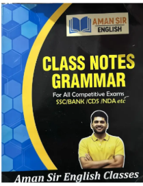 Aman sir classes notes Grammer