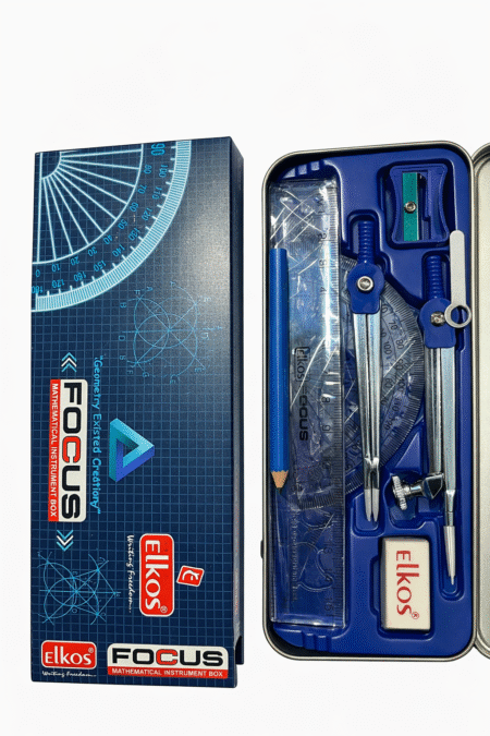 ELKOS FOCUS MATHEMATICAL GEOMETRY /INSTRUMENT BOX