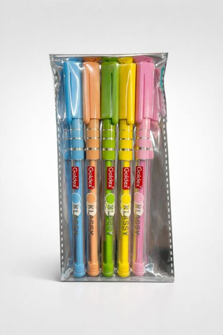 GOLDEX KLASSY BALL PEN BLUE (PACK OF 5)