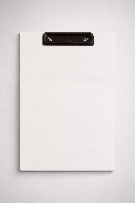 A4 EXAM WRITING PAD WITH STRONG METAL CLIP