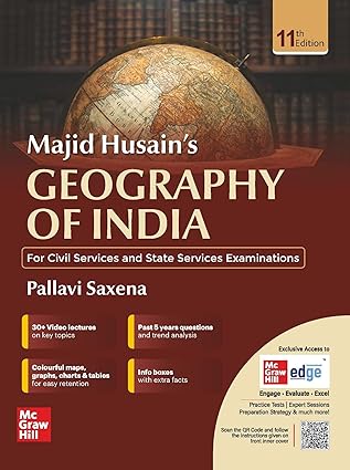 Geography of India, 11e for UPSC CSE 2026 by Pallavi Saxena | Solved PYQs | Colour Maps, Graphs & Charts | Learning tricks & Trend analysis | 30+ Video lectures, Monthly Current Affairs and Webinars