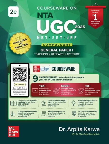 Courseware on UGC NET Paper 1: Teaching & Research Aptitude 2nd Edition By Arpita Karwa 2025 | Published: March 24, 2025