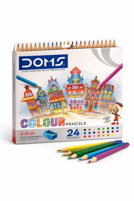 DOMS Color Pencils – 24 Shades Pack