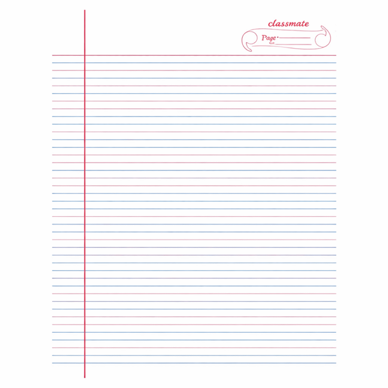Classmate Notebook | 172 Pages | English Notebook | Four Lines with Gap ...