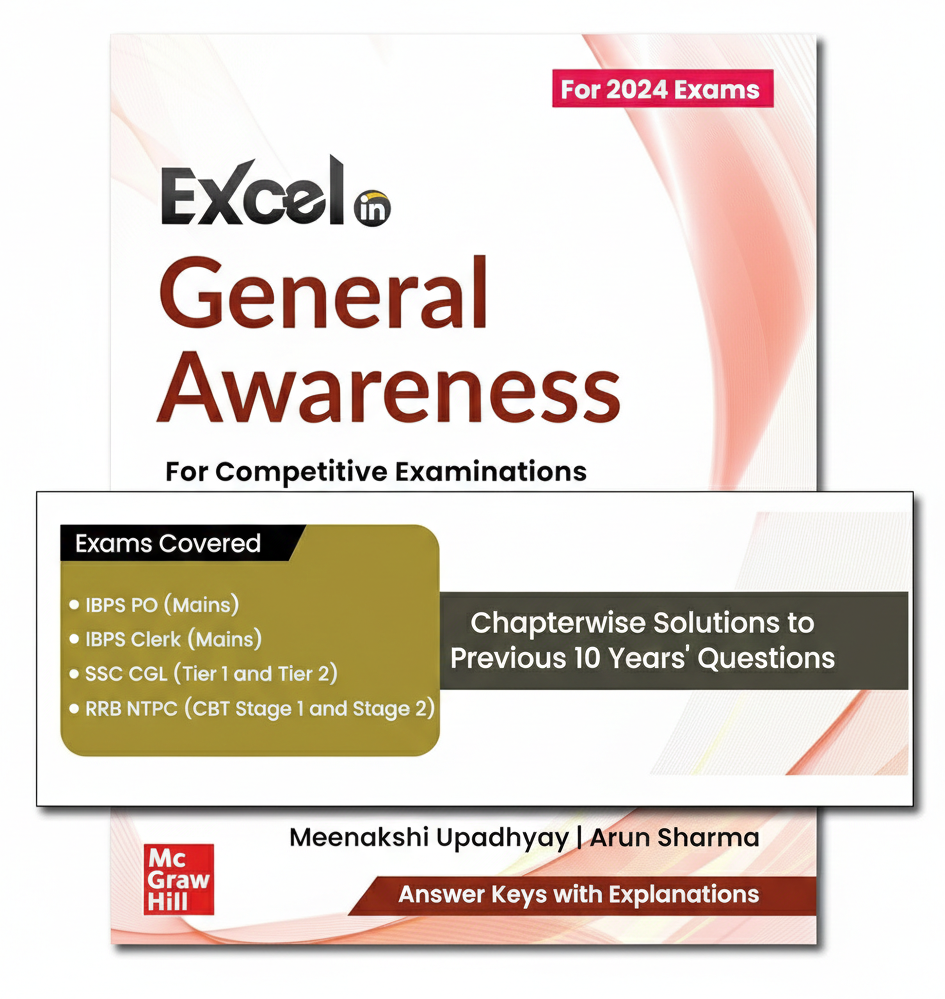 General Awareness for SSC CGL, IBPS PO & Clerk Exams and RRB NTPC 2025 | 10 Years Chapterwise Solved Previous Papers (Tier I & II) | 1800+ MCQs | All-in-one Solutions for Govt Exams Paperback – 1 September 2024 by Arun Sharma (Author), Meenakshi Upadhyay (Author)