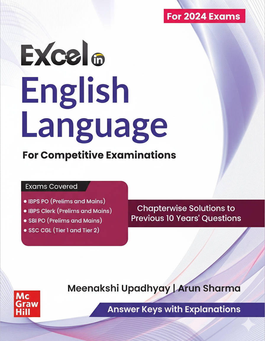 Excel in English Language 1st Edition · By Meenakshi Upadhyay, Arun Sharma © 2024 | Published: August 26, 2024