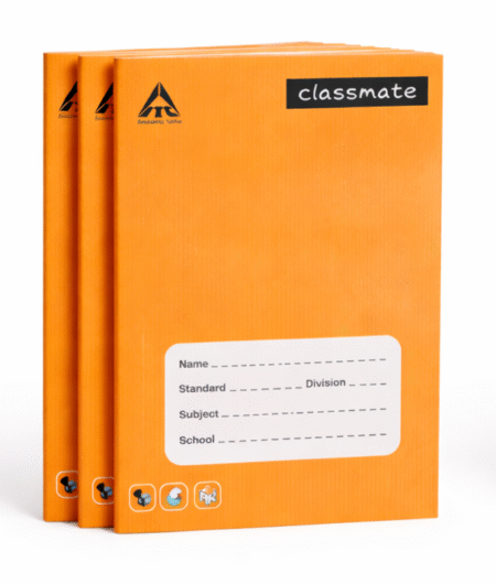 Classmate Notebook | 172 Pages | Set of 3(MRP - Rs.48 per unit) | Hindi Notebook | Ruled Notebooks | 24.0cm x 18.0cm | Practice Notebook for School Students | Classmate Copy | Brown Cover Copy