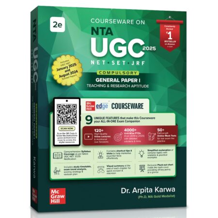 UGC NET Paper 1 2026 by Arpita Karwa | Concepts + 4000 PYQs (2014 – June 2025) | 120+ Author Video Lectures | 50+ Mock Tests | Print book + Colour eBook + Digital Resources on McGraw Hill Edge Paperback – 1 April 2025