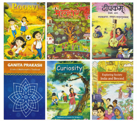 NCERT Class 6 - set of all books | Hindi , English, Mathematics, Science, Social Science, Sanskrit |